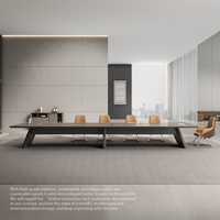 Ensemble de mobilier de bureau, table de réunion, table de conférence moderne