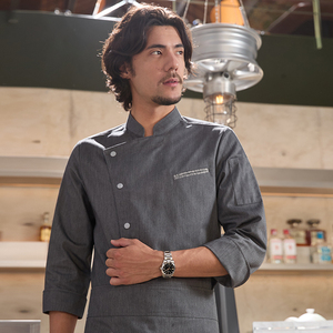 <span class=keywords><strong>Abiti</strong></span> <span class=keywords><strong>da</strong></span> <span class=keywords><strong>lavoro</strong></span> <span class=keywords><strong>da</strong></span> cucina a manica lunga di fascia alta <span class=keywords><strong>da</strong></span> uomo CHUYIBANG nuovo stile autunnale per ristoranti <span class=keywords><strong>Bar</strong></span> che cucinano alberghi <span class=keywords><strong>da</strong></span> forno - Product Image 4