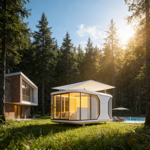 Maison Capsule Glamni, Maison Capsule Autonome Remorquable, Maison Capsule sur Camion, Maison Capsule de 40 m² - Product Image 1