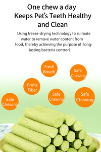 Palitos masticables de hierba para gatos liofilizados Control de bolas de pelo Snack golosinas digestivas suaves para gatitos y gatos adultos golosinas interactivas - Product Image 4