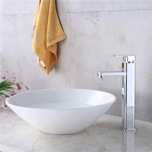 Moderno rubinetto lavabo a maniglia singola con rubinetto quadrato per lavabo termostatico con manico singolo miscelatore miscelatore - Product Image 3