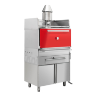 Four à charbon de bois professionnel en acier inoxydable 2-en-1, barbecue au charbon de bois pour restaurant CG-1L