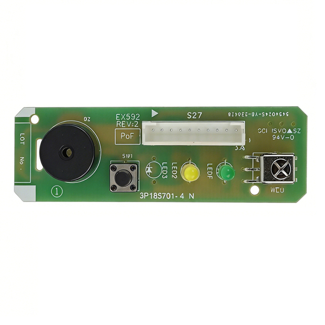 JYWD Green Daikin Air Conditioner Receiver Board 3P206563-1 3P185701-4 AC Remote Control P-board Replacement Accessory 63.8x20mm