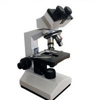High Quality Biological Microscope Xsz 107bn Binocular Halogen/LED Illumination Double Layer Stage