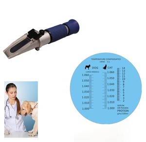 Cats Dogs <strong>Urine</strong> <strong>Refractometer</strong> Professional Pet Protein Hemoglobin Specific Gravity Meter Veterinary Medical Tools <strong>ATC</strong> - Product Image 1