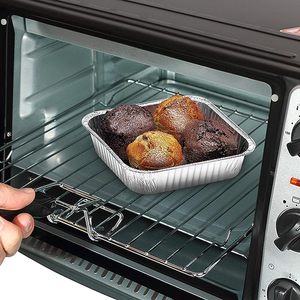 1235 मिलीलीटर बायोडिग्रेडेबल आयताकार चांदी 8011 एल्यूमीनियम पन्नी भोजन लंच बॉक्स टेकवे और रेस्तरां के लिए एल्यूमीनियम पन्नी - Product Image 6