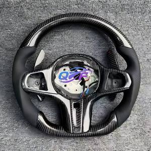 Volante Deportivo LED <span class=keywords><strong>M</strong></span> con Cuero y Fibra de Carbono para M3 E92 335i - Product Image 4