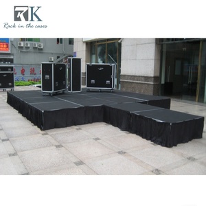 เวทีพกพาขนาดใหญ่แบบโมดูลาร์พร้อมผ้าม่าน  แท่นเวทีสำหรับคอนเสิร์ตกลางแจ้ง งานแต่งงาน และงานปาร์ตี้ - Product Image 6