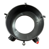 Chariot de transport en plastique OEM pour seaux, avec roues à frein verrouillables, pour seaux à eau de nettoyage automobile et supports de laveuse