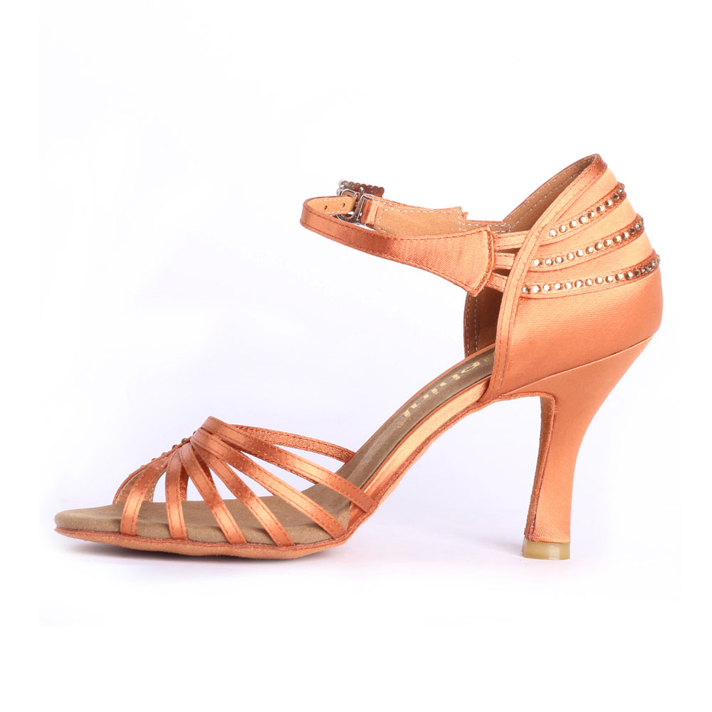 Suphini/модные танцевальные туфли на каблуках; zapatos de salsa Kizomba; обувь для экзотических танцев; обувь для латинских танцев со стразами