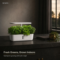 Kit de jardin hydroponique intelligent d'intérieur OneMi 12 Pods avec LED à spectre complet, circulation d'eau automatique, machine de culture de légumes sans terre