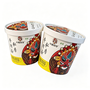 Nouilles instantanées au bœuf braisé 12 tasses/boîte – Bouillon <span class=keywords><strong>de</strong></span> bœuf tendre prêt en 5 min – Certifié FSSC22000 – Échantillon gratuit pour les commandes en gros - Product Image 1