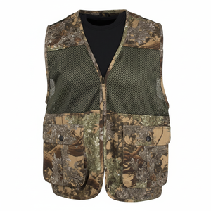 เสื้อกั๊กตกปลาลายพรางสำหรับผู้ชายคุณภาพสูงสำหรับฤดูหนาว ยี่ห้อ SAFA SPORTS ผลิตจากผ้าฝ้าย เหมาะสำหรับกิจกรรมกลางแจ้งและการล่าสัตว์ - Product Image 1