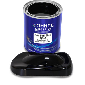 Оптовая продажа от производителя SHHCC 1K полиуретан Экстра голубовато-черная автомобильная краска высокой концентрации автомобильное покрытие и краска - Product Image 3