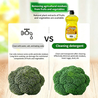 Détergent Lave-Vaisselle Haute Performance Concentré Liquide Vaisselle pour le Nettoyage des Fruits, Légumes et de la Vaisselle