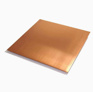 Electrolytic Copper Plate ASTM B152 C10100 Weldable Cutting Customizable Dimensions Wind Turbine Generator Electrical System - Product Image 1