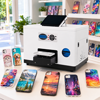 Imprimante d'étuis de téléphone intelligente Refinecolor A5, application en ligne pour personnaliser les coques de téléphone, machine d'impression UV, scanner de code pour imprimer, prise en charge de l'IA