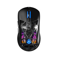 Ratón Inalámbrico para Juegos YINDIAO G17 Honeycomb Ultraligero Tri-Modo PMW3325 10000DPI RGB 63g para PC y Portátil
