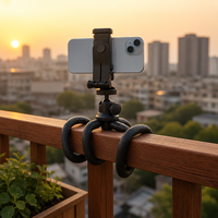 Trépieds pour téléphone, support de caméra mobile, clip pour smartphone, monopode, trépied pieuvre, mini trépied, statif pour téléphone