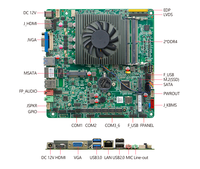 Carte mère Mini-ITX ITX-CB81_I516L I5-8265U DDR4 Max 64 Go Affichage 4K MSATA NVME SSD Mini-PCIE 8 USB 6 COM 17,17 cm