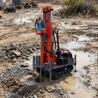 Nouvelle machine de forage sur chenilles, foreuse rotative, foreuse hydraulique, mini-foreuse à eau