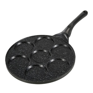 Modern Design Smiley Motif Fried Egg Pancake <b>Pan</b> <b>Nonstick</b> Metal Mould Maker for Kids Kitchen Tool - Product Image 1