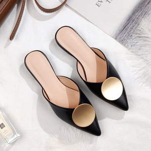 C11976a 2024 New Arrival Women <strong>Mules</strong> <strong>Ladies</strong> Half Shoes Slides <strong>slippers</strong> - Product Image 3