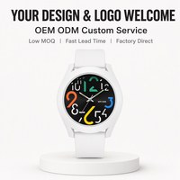 Montre à quartz ronde artistique et colorée avec chiffres, cadran noir, résistante à l'eau, unisexe, cadeau, vente en gros