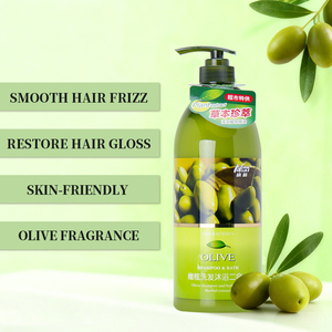 Nary Venta al por Mayor, Champú y Gel de Ducha 2 en 1, 1.38L, Champú Herbal de Oliva, Exfoliante, para el Crecimiento del Cabello, Champú para el Cuidado del Cabello, Fábrica - Product Image 4