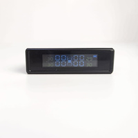 Système d'alarme de surveillance de la pression des pneus de voiture sans fil numérique solaire de haute qualité avec capteur interne, indice de protection IP67, certifié CE/FCC/E-mark
