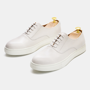 Zapatos Hechos a Mano de Primera Calidad, Zapatos de Hombre con Punta Redonda, Zapatos Blancos de Moda para Oficina, Venta al por Mayor, Fábrica <span class=keywords><strong>China</strong></span> - Product Image 3