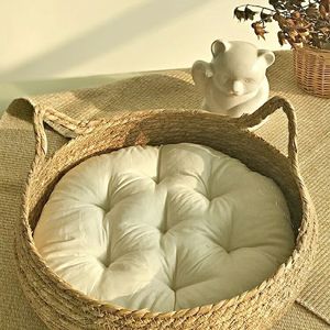 Nouveau Style Animal Lounge, portable petite maison de <span class=keywords><strong>panier</strong></span> de paille tissée moderne bon marché pour animaux de compagnie pour chats et chiots - Product Image 1