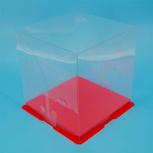 Caja Cuadrada Transparente Multifuncional para Pastelería, Apta para Alimentos, Popular en INS, Caja para Torta - Product Image 3