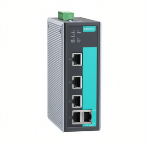โมซ่า EDS-405A-PTP สวิตช์อุตสาหกรรมแบบติดตั้งบนราง DIN 5 พอร์ตอีเธอร์เน็ต - Product Image 2