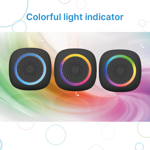 Timbre inalámbrico con 60 tonos de timbre RGB LED 300M rango impermeable al aire libre timbre inalámbrico Timbre <span class=keywords><strong>llamada</strong></span> batería timbre - Product Image 4