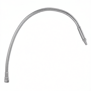 Tuyau articulé en métal chromé pour liquides de refroidissement, connecteur flexible de 30 cm de longueur, usage industriel - Product Image 2