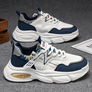 Nouvelles Chaussures Homme Automne 2025 – Baskets Sportives en Cuir Respirantes pour Jeunes, Tendance, à Semelle Épaisse, Décontractées, Style « Dad Shoes », Sneakers Mode - Product Image 3