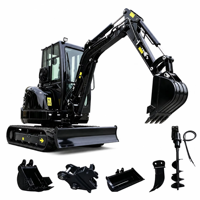 Pengiriman Gratis Sampai Rumah, Excavator Mini 2 Ton 3,5 Ton Hidrolik Pertanian, Mini Digger Crawler Excavator