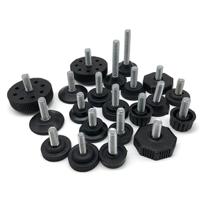 Patas Niveladoras para Muebles, También Conocidas como Almohadillas Ajustables para Patas o Deslizadores para Muebles, Base con Rosca, Patas Niveladoras Deslizantes para Muebles - Product Image 2