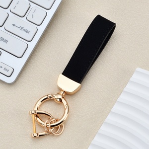 Trendy Brand Men's Waist <b>Key</b> <b>Ring</b> Horseshoe for Buckle Fur Car Keychain Personalized Couple Metal <b>Key</b> Chain Leather Keychain - Product Image 6