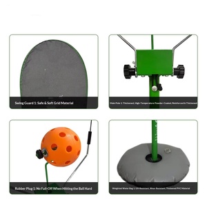 Entraîneur de pickleball pour débutants, entraîneur de pickleball pour entraînement solo, pagaie rotative portable - Product Image 4