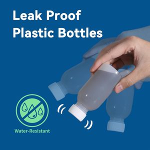250ml 8oz <b>Empty</b> PE Plastic Bottle Tosess Matte Screw Cap Measuring Cup Label <b>Box</b> Spain White Bottle - Product Image 5