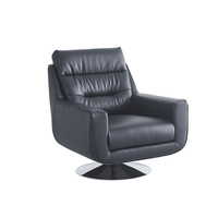 Fauteuil pivotant individuel moderne et confortable pour salon, chambre ou appartement