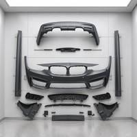 Nouveau kit carrosserie pour F30 M3 2013-2018 : Jupes latérales, tuyau d'échappement, capot, garde-boue, spoiler, calandre