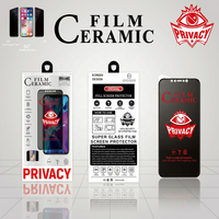 Film de protection d'écran de téléphone anti-espionnage 9D mat en PET, film céramique souple, film anti-explosion pour iPhone 18 Pro Max