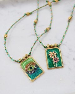 Collar con Colgante de Diamante en Forma de Mariposa y Ojos de Amor, Estilo Retro, Cadena de Latón Chapada en Oro para Mujer, Joyería Artística para Aniversario - Product Image 6