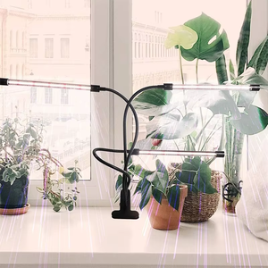 Lampes de culture pour plantes d'intérieur, barre lumineuse LED à 3 têtes avec minuterie automatique, <span class=keywords><strong>lampe</strong></span> à intensité variable pour semis et succulentes, vente en gros - Product Image 4