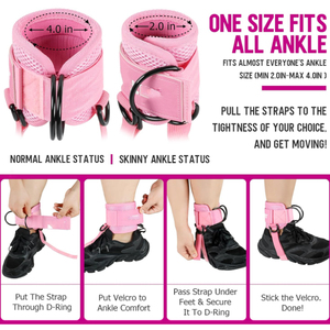 Sangles de cheville réglables en néoprène OEM Fdfit Guard unisexes pour les exercices de fessiers et les kickbacks sur machine à <span class=keywords><strong>câble</strong></span> - Product Image 5