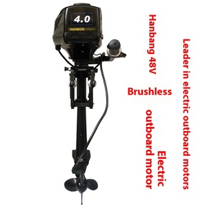 Moteur de popa puissant sans balais 48V 4HP de marque Hanbang pour bateau pneumatique, état neuf - Product Image 2
