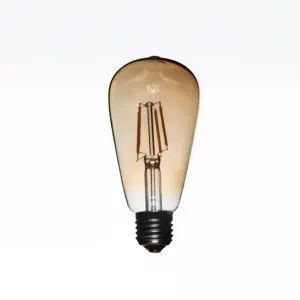 ST64 360 Degree 4W 6W 8W Warm White Dimmable Replacement LED Filament Bulbs
